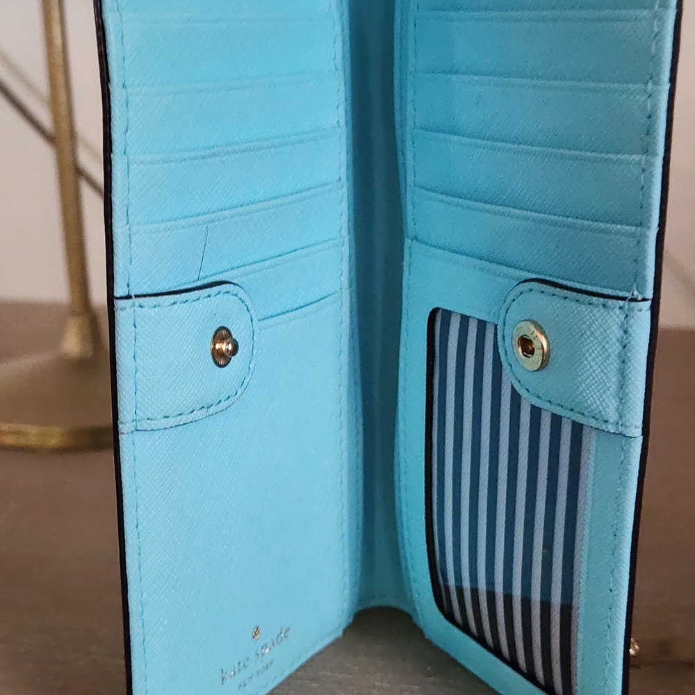 Kate Spade Blue Wallet - Picture 2 of 3